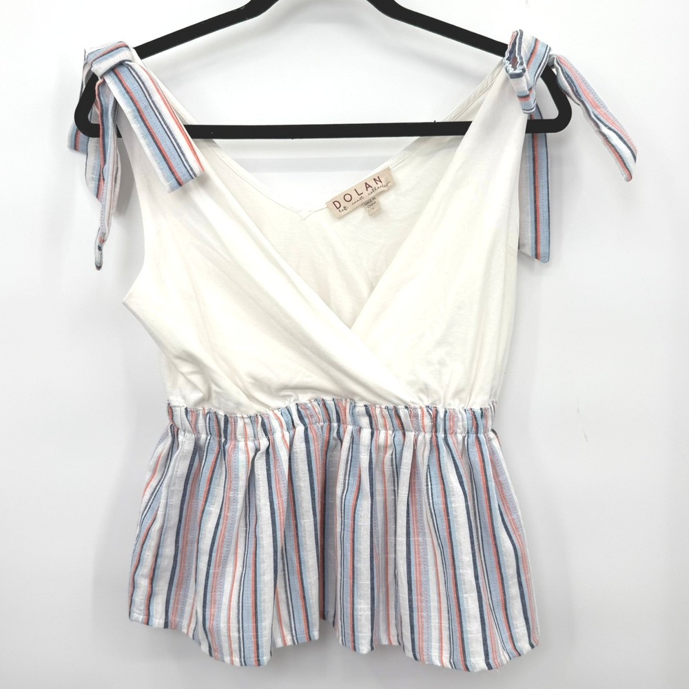 Anthropologie Dolan Left Coast Top Women S Stripes Cottage Coastal Nautical